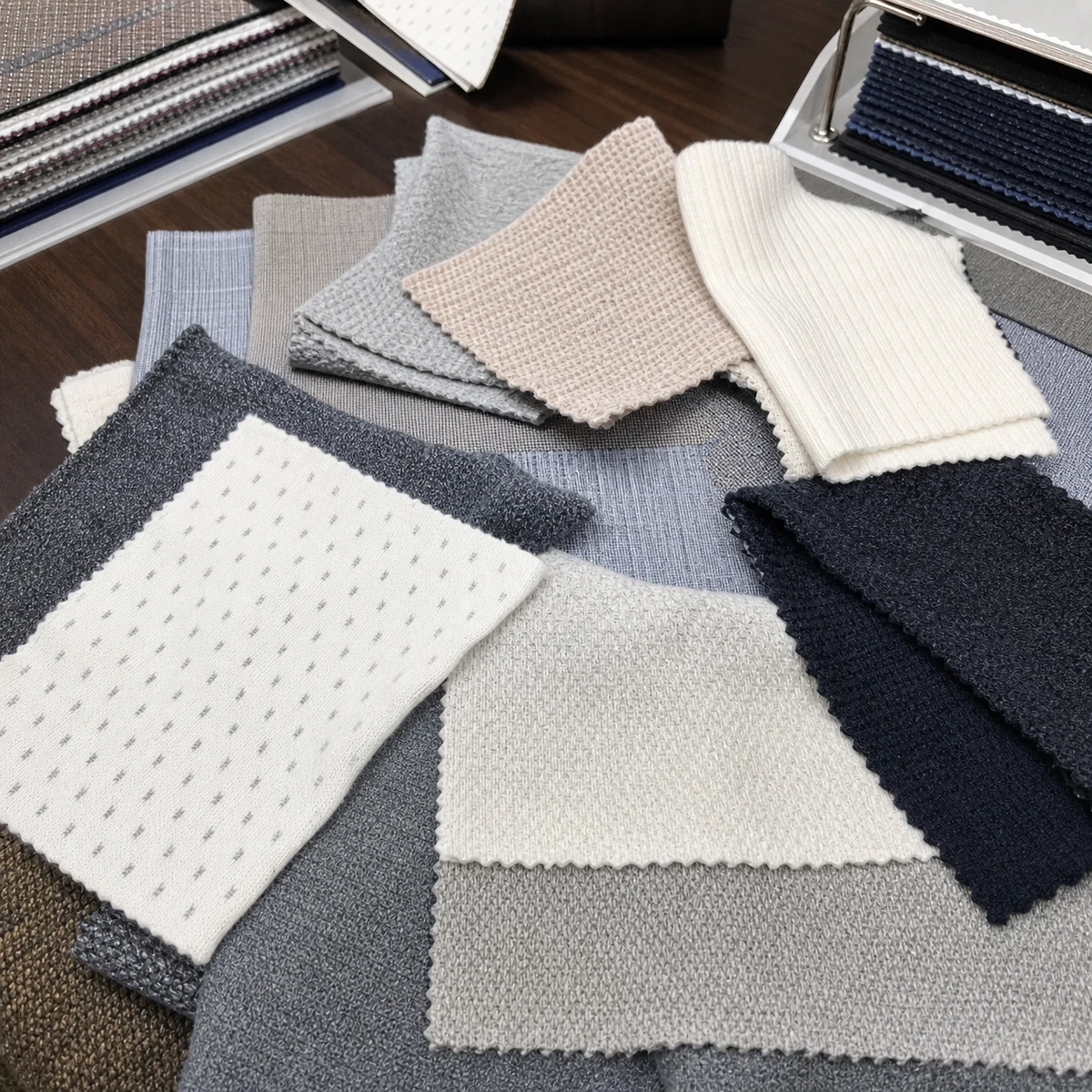 Blended and finished fabrics prepared for digital printing tests