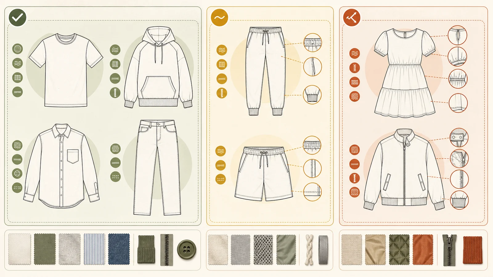 Garment structures need different Enzyme Wash checks