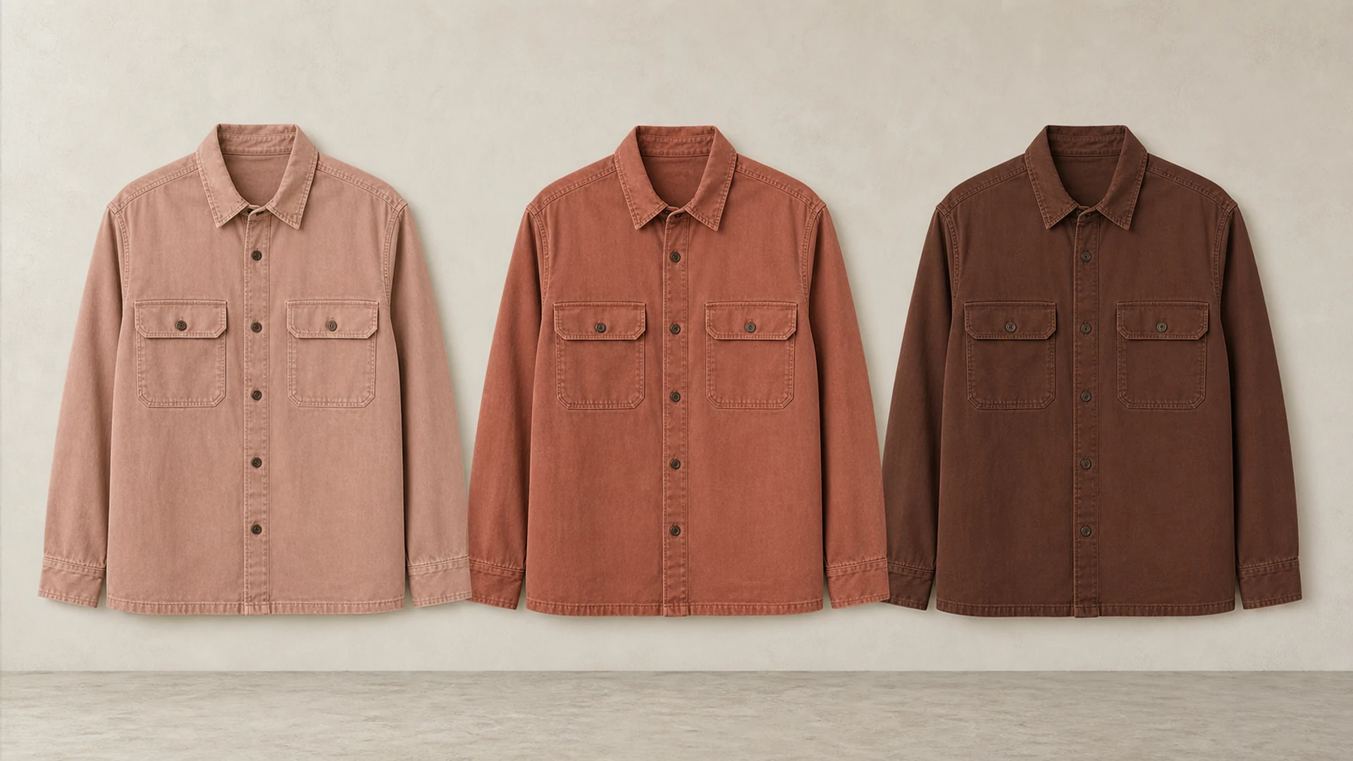Physical garment shade range for bulk approval