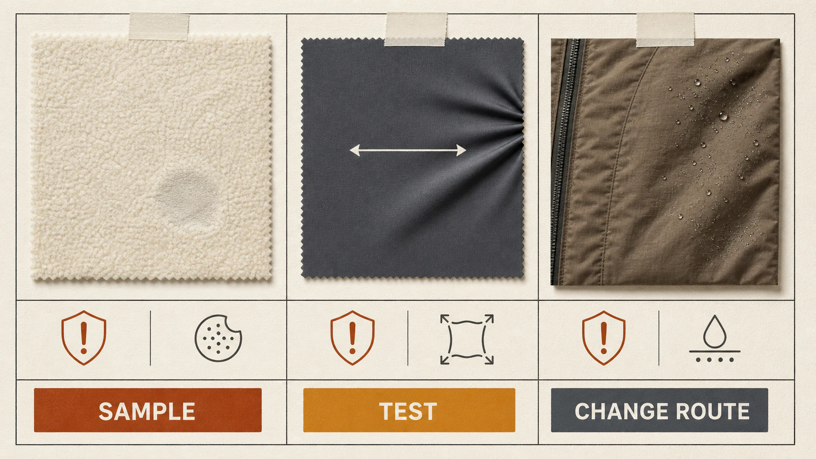 Fabric and garment conditions used to screen a silicone print project