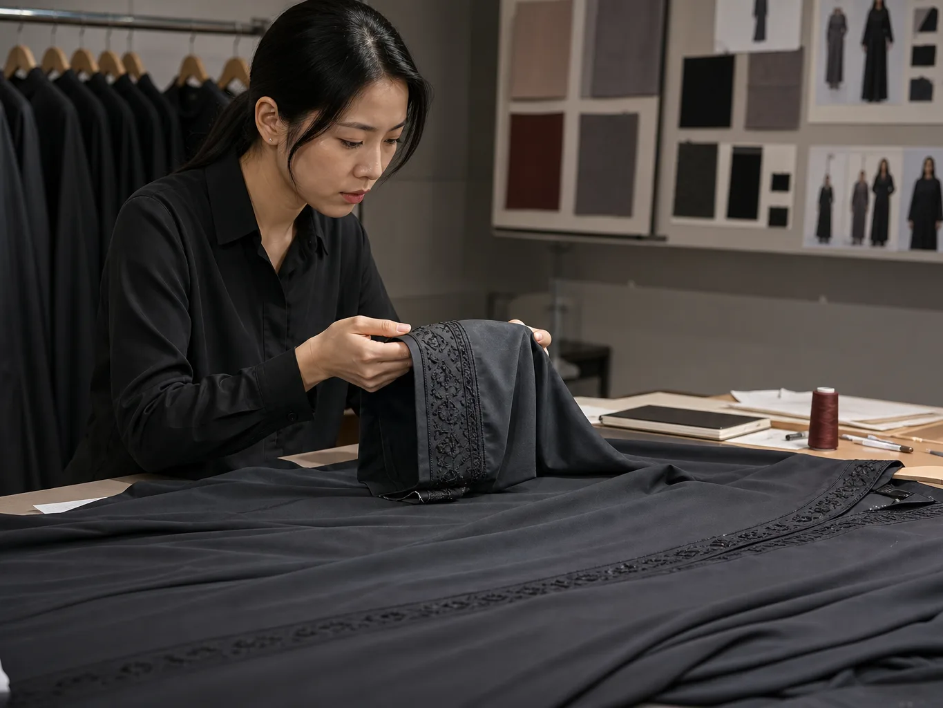 Abaya: opening and details