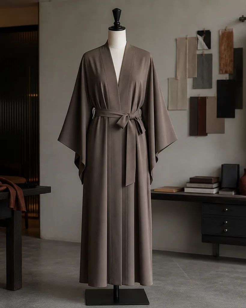 Abaya: straight silhouette