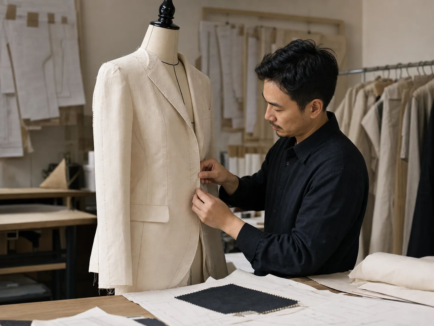 Blazers: pattern making and sampling