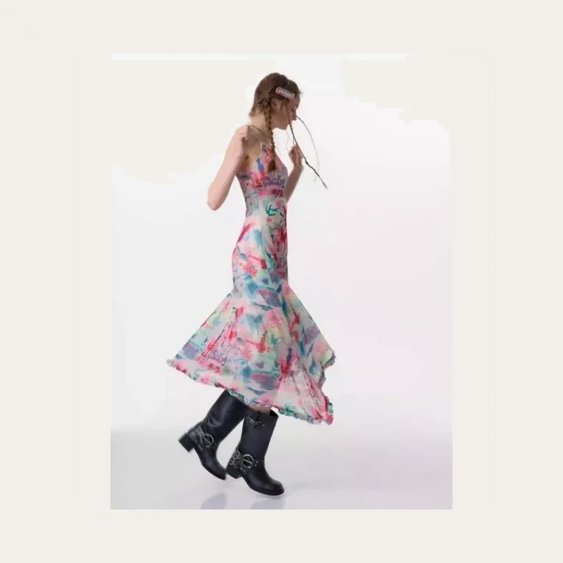 Printed slip dress project photo supplied by Canton Fashion.