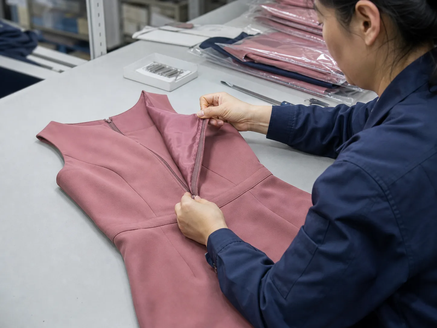Dresses: symmetry and seams