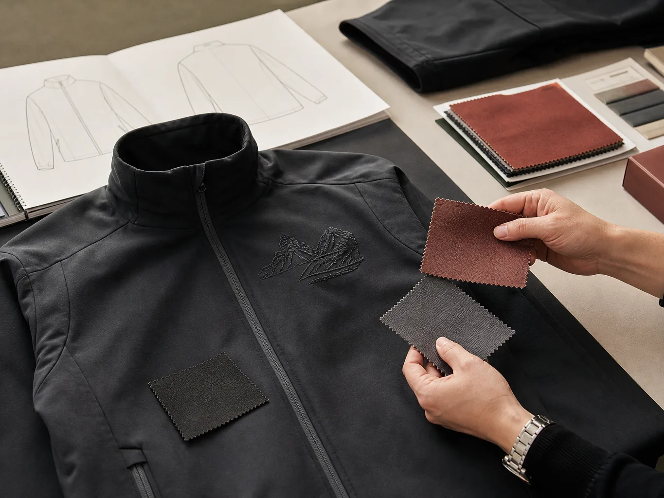 Jackets: jackets technique sample 2