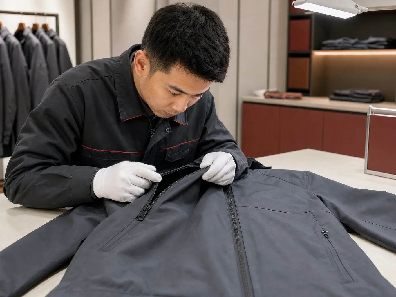 Jackets: closure and pockets