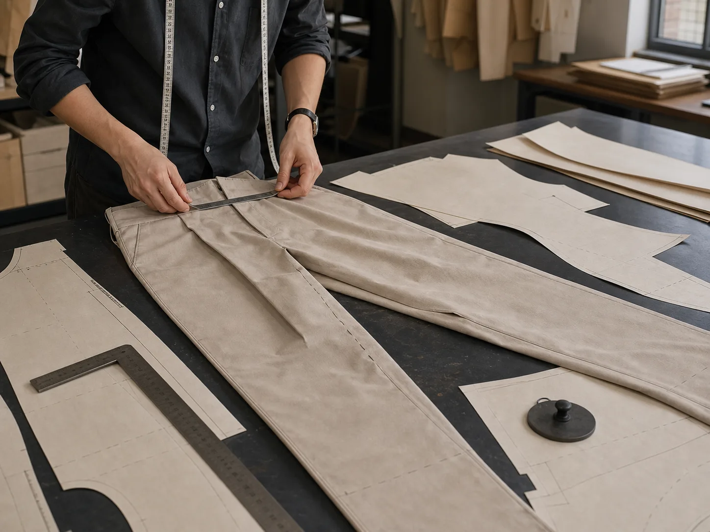 Pants: pattern making and sampling
