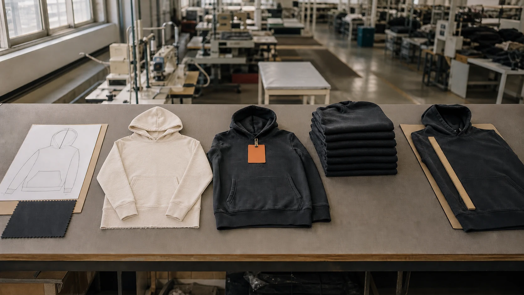 Custom apparel: sample to bulk project path