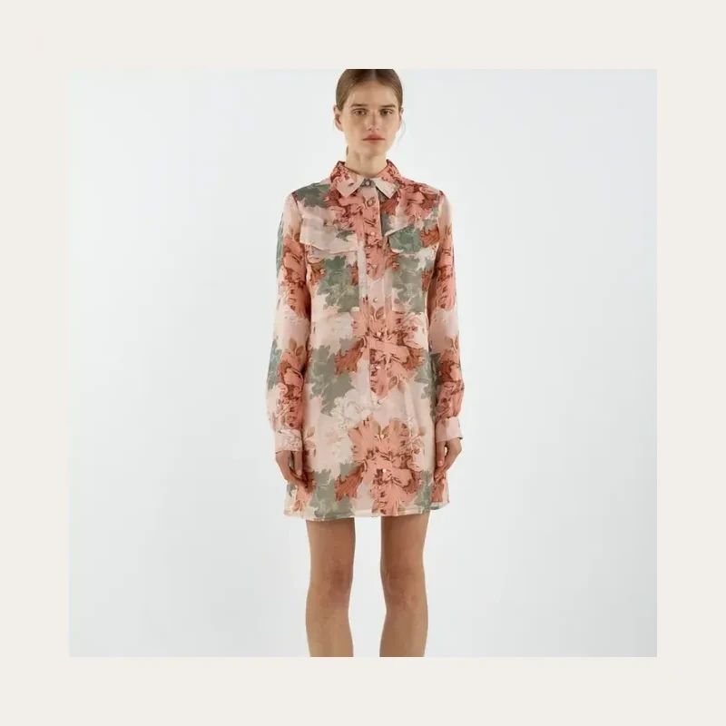 Floral long shirt project photo supplied by Canton Fashion.