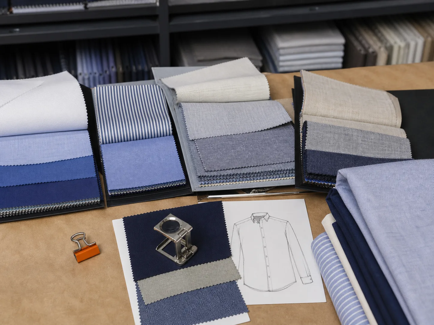 Shirts: fabric and trims sourcing