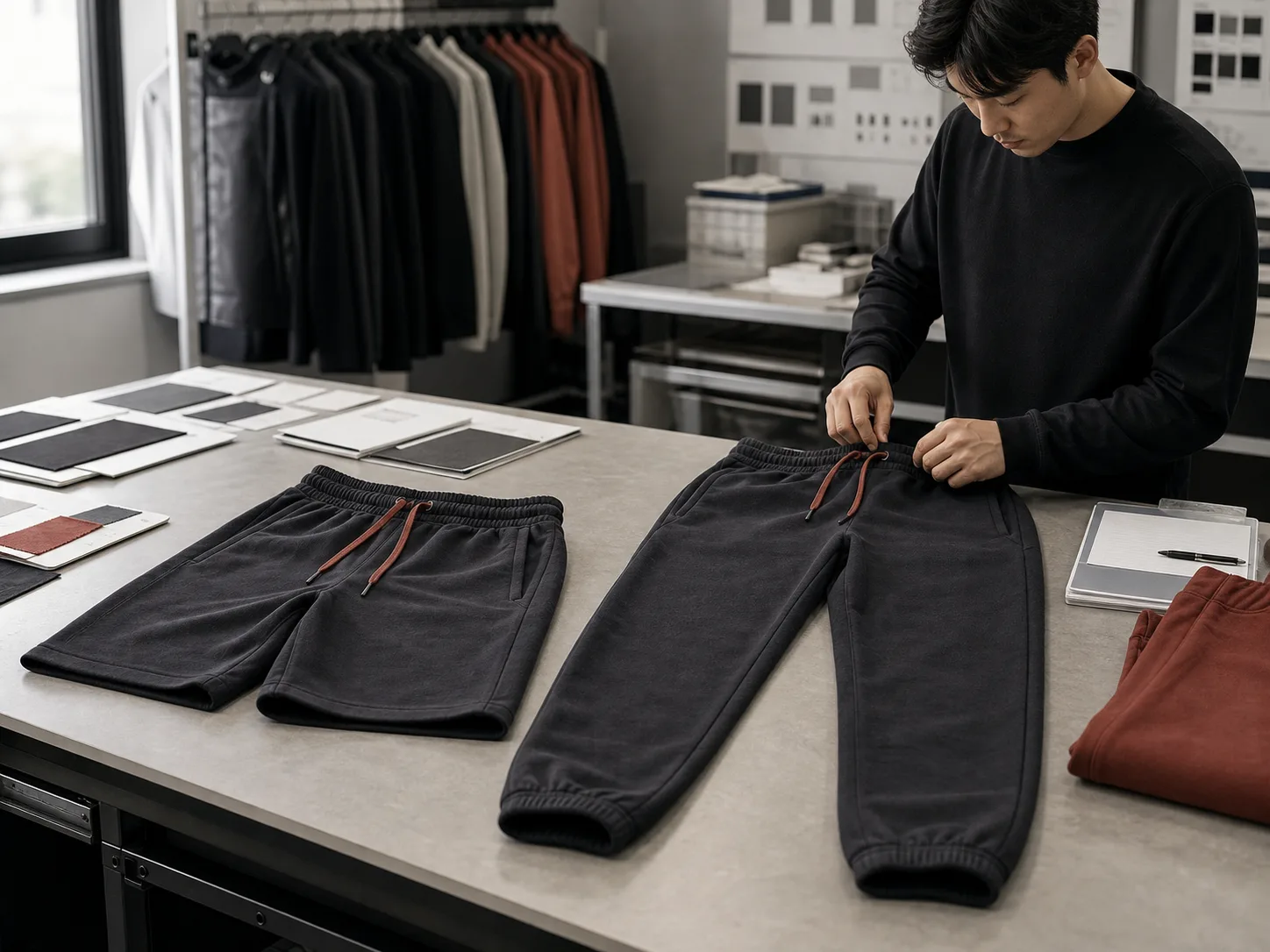 Shorts: fabric and trims sourcing